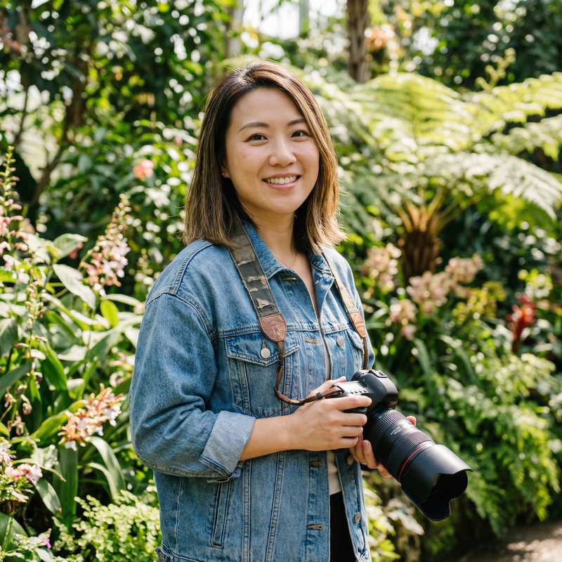国产视频植物摄影师林雨晴