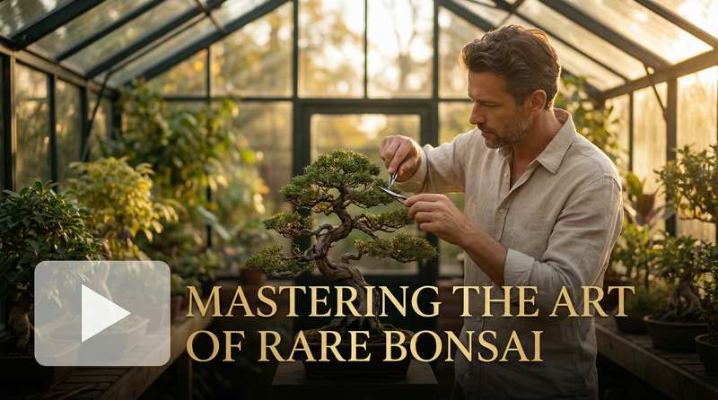 国产视频植物视频-珍稀盆景养护视频教程